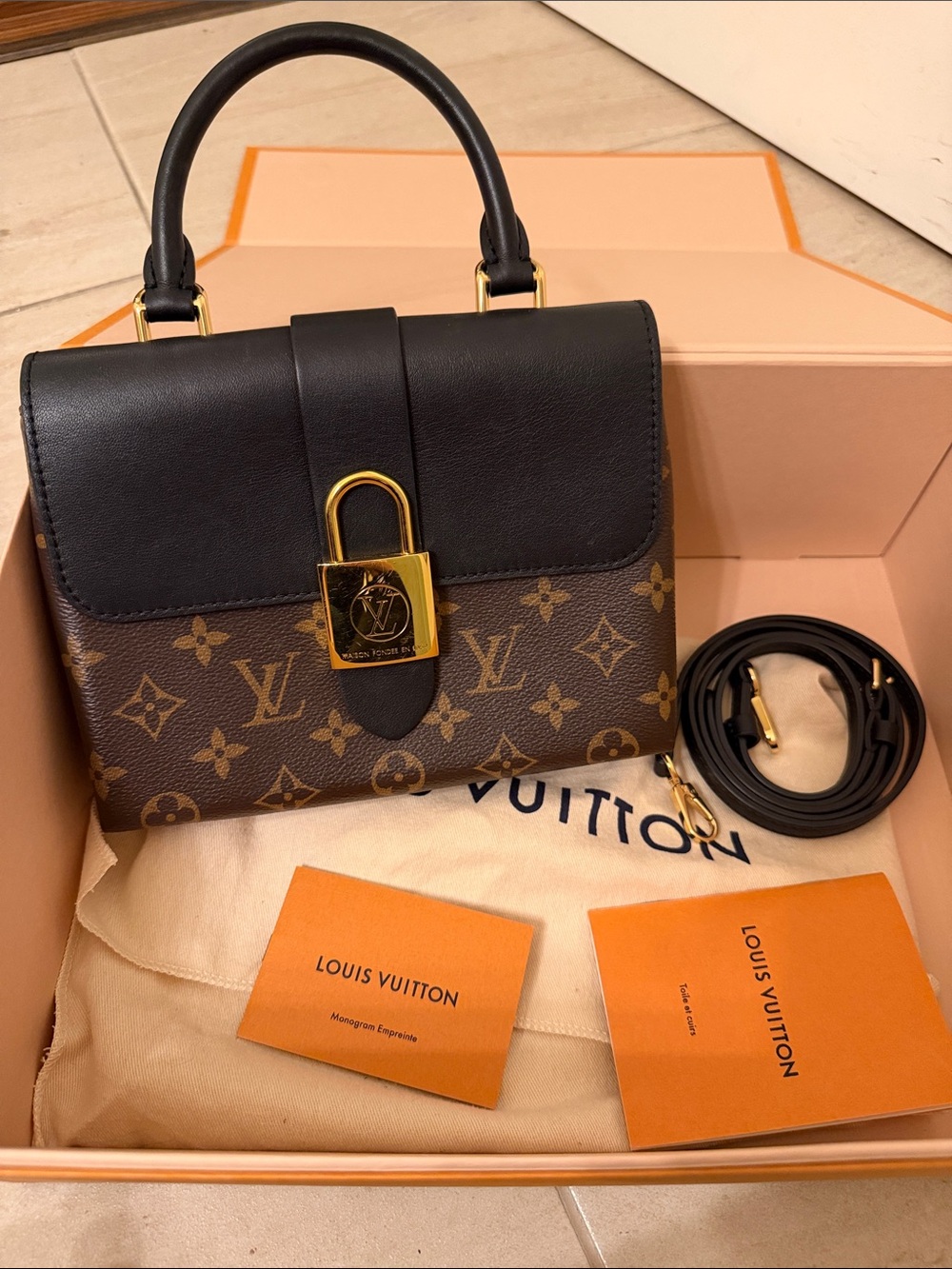Louis Vuitton Monogram Locky BB Black